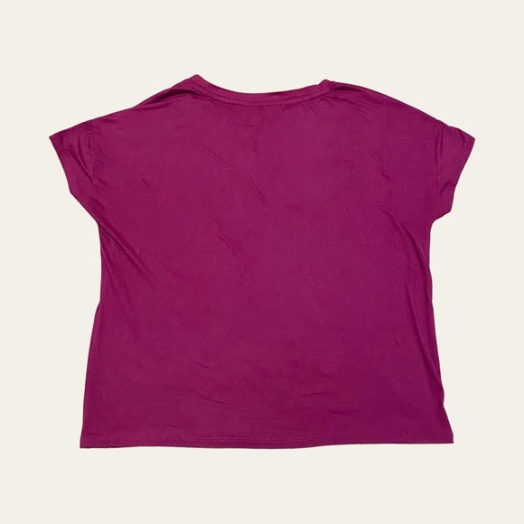 Purple Y2K Rhinestone Bling Juicy Couture Short Sleeve Tee - Picture 3 of 4